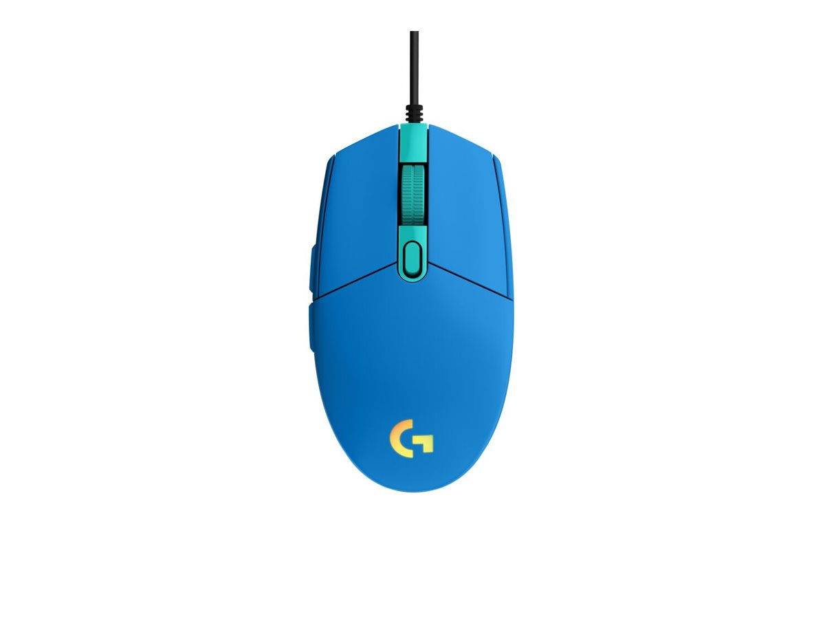 Logitech Gaming Mouse G203 LIGHTSYNC - Mouse - optical - 6 buttons - wired - USB - blue