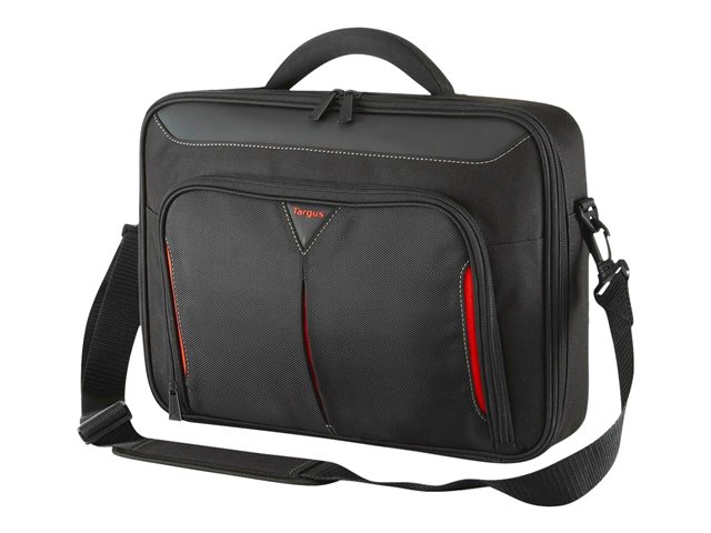 Targus Classic Clamshell - Notebook carrying case - 14" - black, red