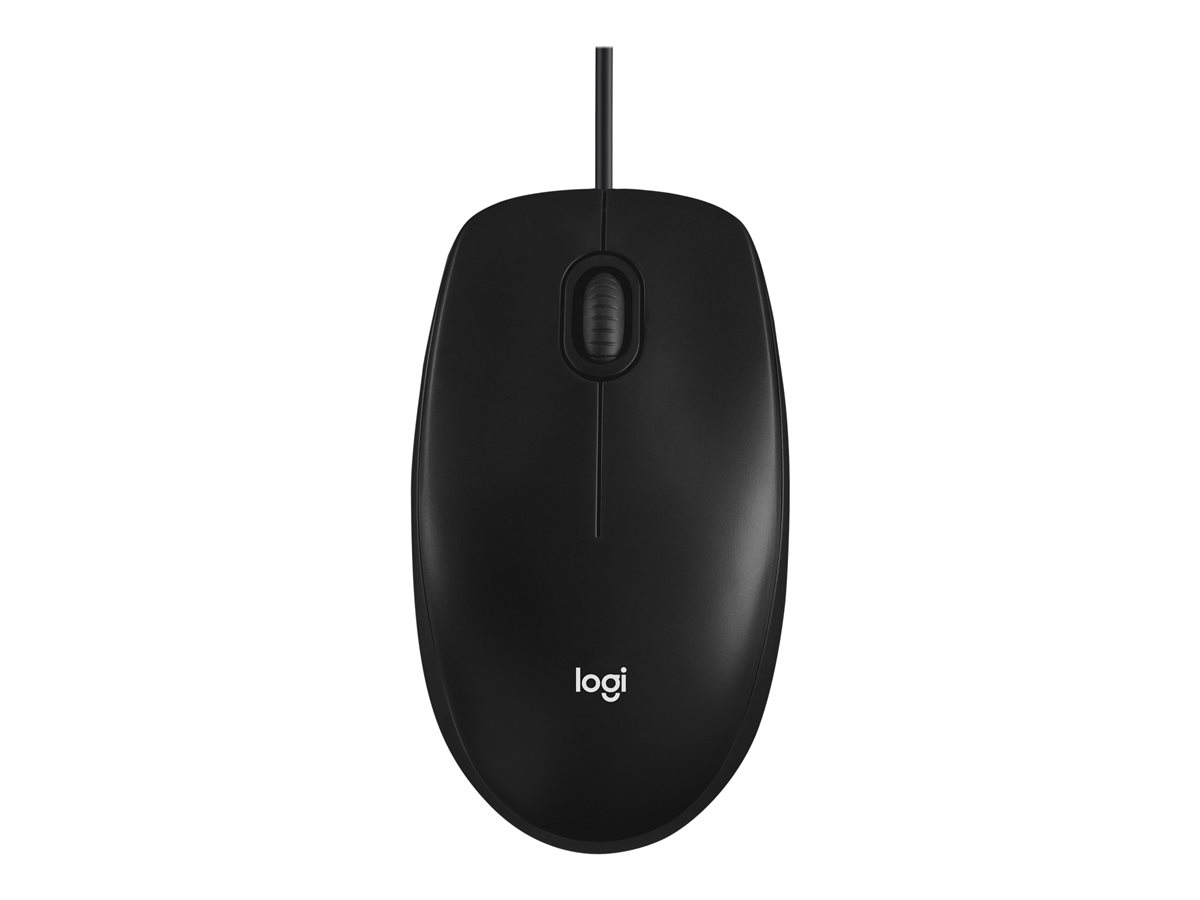 Logitech M100 - Mouse wired USB black