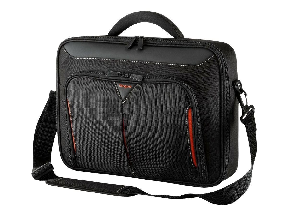Targus Classic+ Clamshell - Notebook carrying case - 15" - 15.6" - black, red