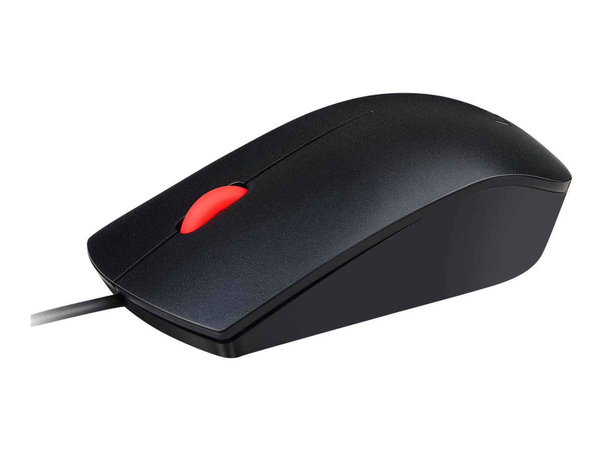 Lenovo Essential - muis - USB - zwart