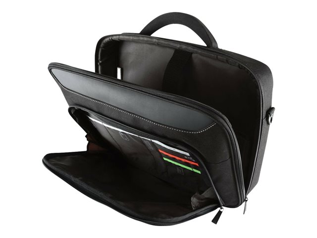 Targus Classic+ Clamshell - Notebook carrying case - 15" - 15.6" - black, red