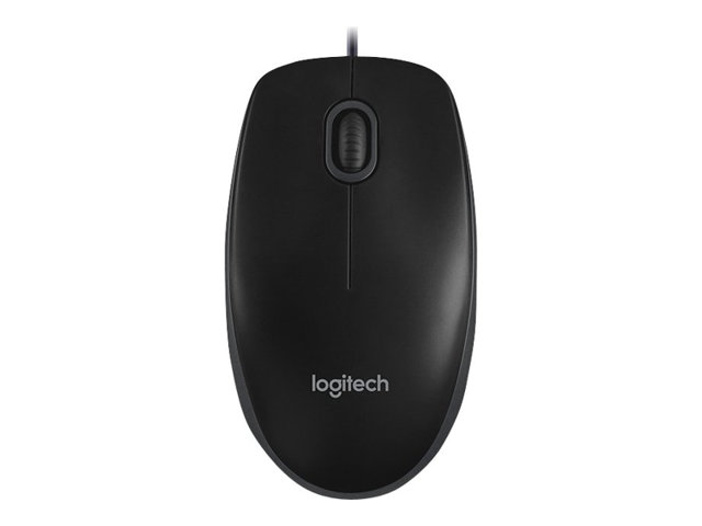 Logitech B100 - Mouse - USB - Black