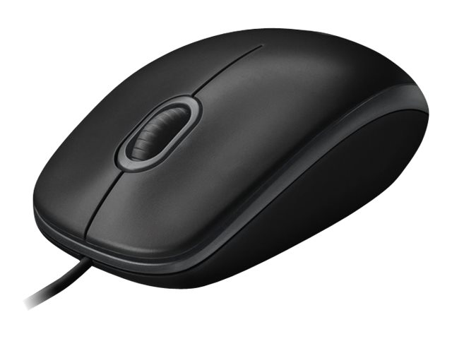 Logitech B100 - Mouse - USB - Black
