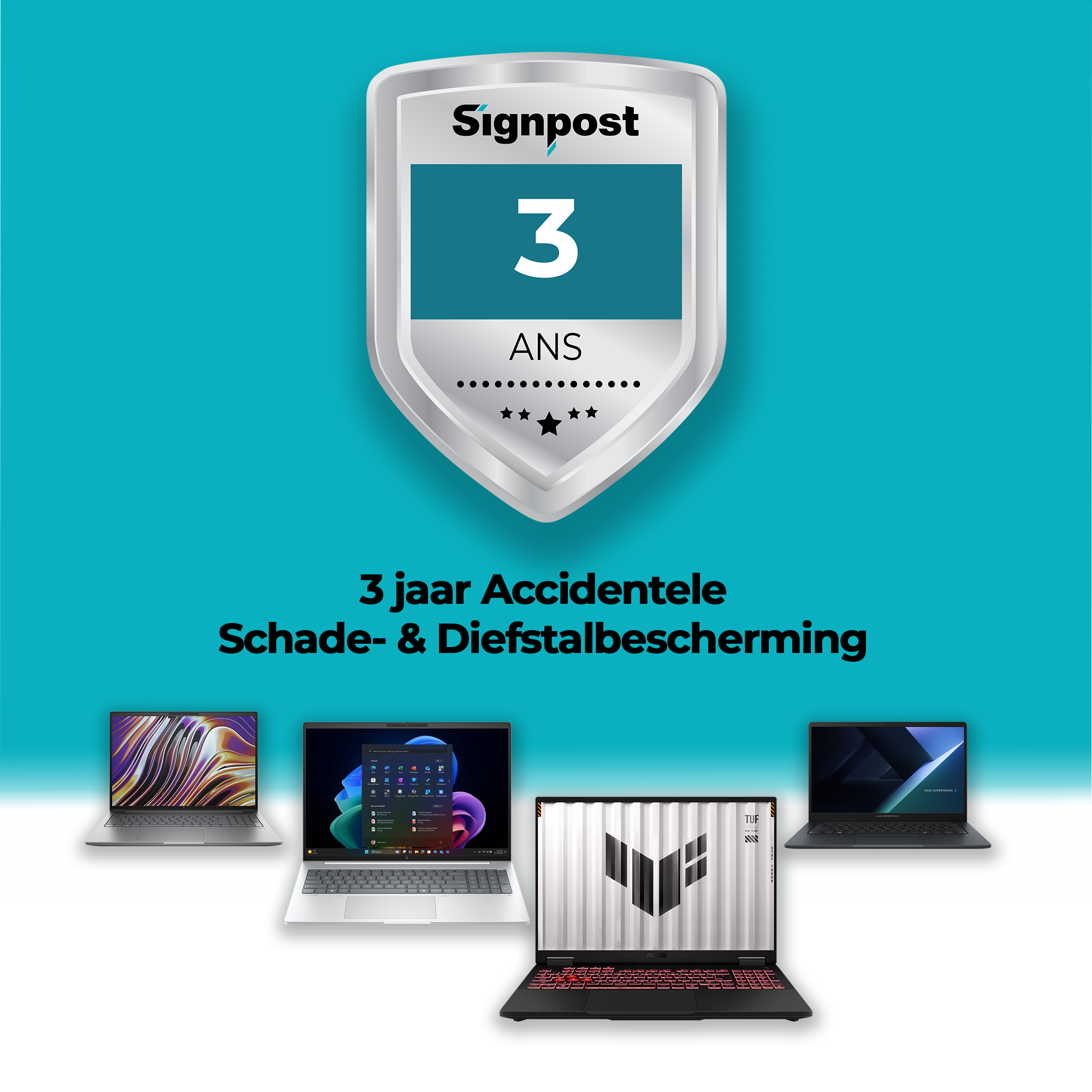 3 jaar Accidentele Schade- & Diefstalbescherming - € 249